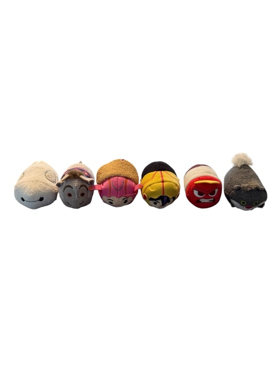 Disney Other - Disney Tsum Tsum Plush Mixed Lot of 6 Mini Collectible plush Characters